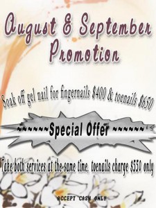 Service Promotion Aug to Sep 2009