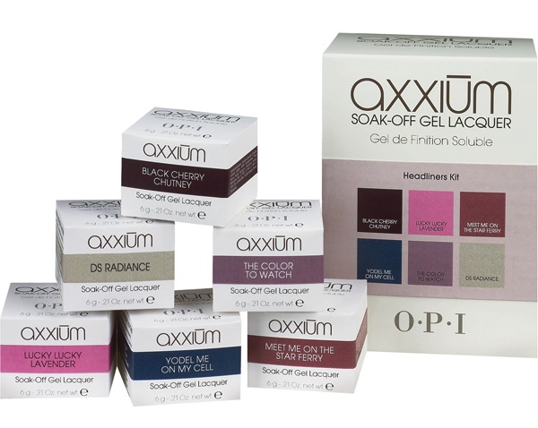 OPI Axxium Soak Off Gel - Headliners Collection