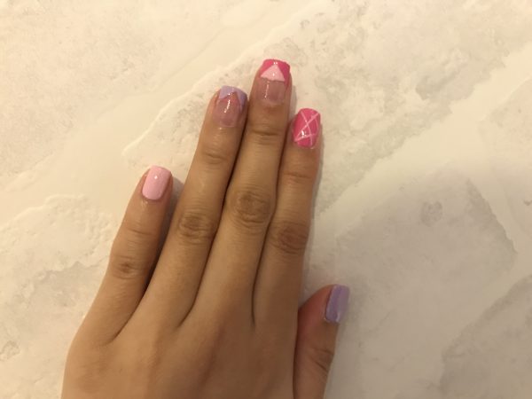 OPI Fiji Nail Art - Pink