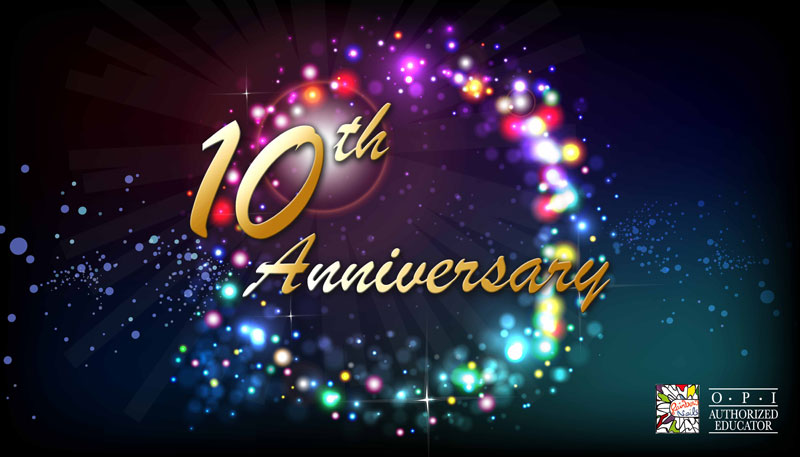 Celebrating 10 Year Anniversary of Rainbow Nails